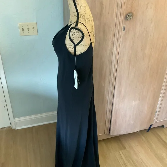 Lauren Ralph Lauren Black silk bias cut slip dress Maxi Dress CBK style 12 - Picture 14 of 16